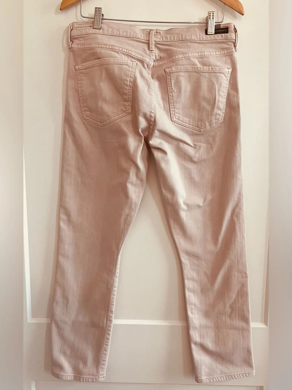 Citizens of Humanity Elsa Mid Rise Slim Fit Crop Jeans Pink Blush Denim Size 29